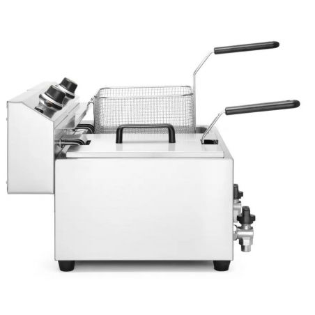 Frytownica manualna z kranem spustowym, 2 × 8 l | 209301 HENDI 