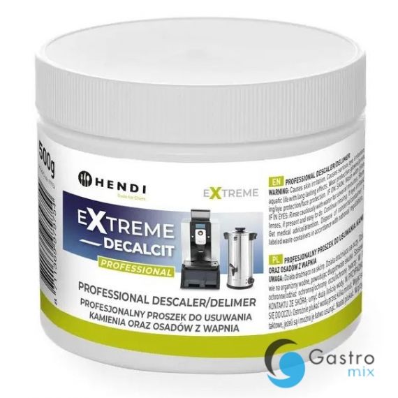 Extreme Descaler Profesjonalny proszek do usuwania kamienia i osadów z wapnia, 0,5 kg | 979754 hendi 