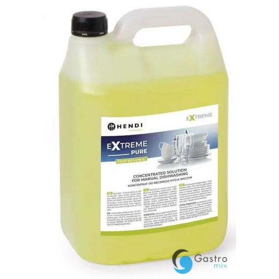Extreme Pure profesjonalny koncentrat do ręcznego mycia naczyń, 5 l | 975145 hendi 