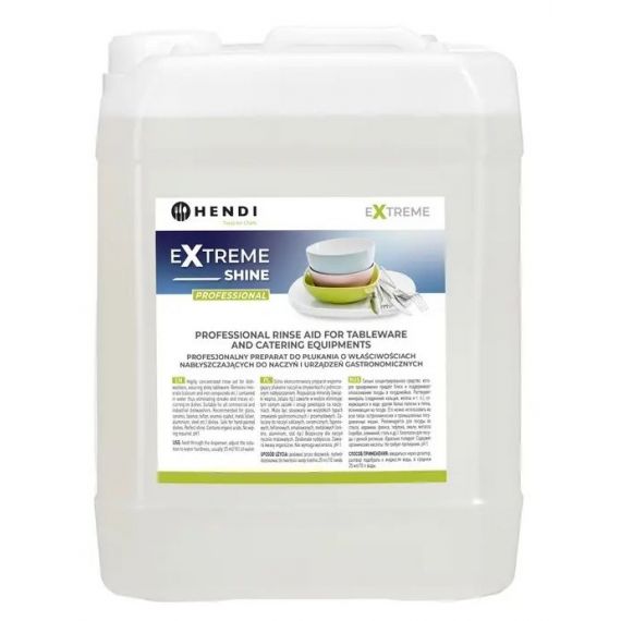 preparat do płukania o właściwościach nabłyszczających do naczyń i urządzeń gastronomicznych, 10... 