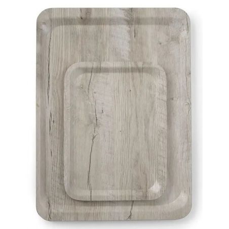Taca do serwowania  240x340mm z nadrukiem drewna jasny dąb | 508909 hendi 
