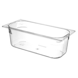 Kuweta do lodów z poliwęglanu, 5L, transparentny, 360x165x(H)120mm | 807026 HENDI