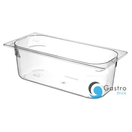 Kuweta do lodów z poliwęglanu, 5L, transparentny, 360x165x(H)120mm | 807026 HENDI 