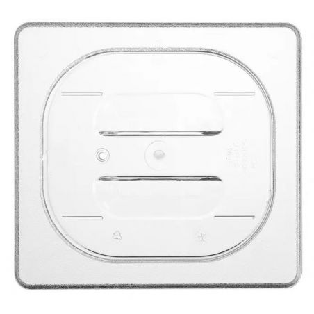 Pokrywka do pojemników GN z poliwęglanu do GN 1/6 | 864159 HENDI 