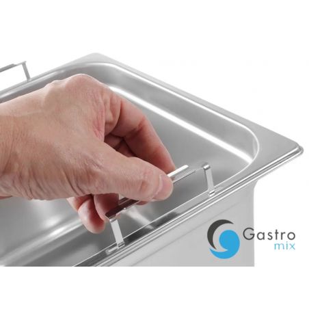 Pojemnik GN z chowanymi uchwytami, GN 1/1 100mm , 14L | 803240 hendi 