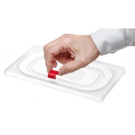  Klipsy do pojemników GN HACCP z polipropylenu-czerwony | 880661 hendi