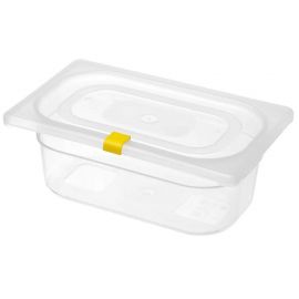 Klipsy do pojemników GN HACCP z polipropylenu-żółty | 880685 HENDI