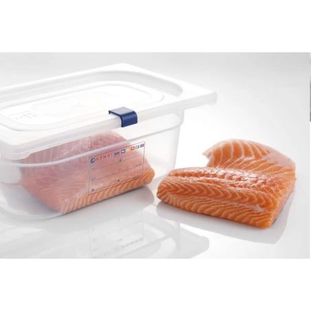 Klipsy do pojemników GN HACCP z polipropylenu-niebieski | 880692 hendi 