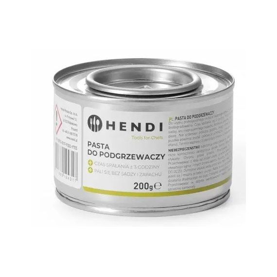 Pasta do podgrzewaczy-puszka 200g-zestaw 6 szt. | 194357 hendi 