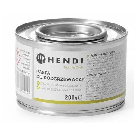 Pasta do podgrzewaczy-puszka 200g-zestaw 6 szt. | 194357 hendi 