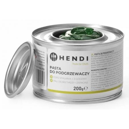 Pasta do podgrzewaczy-puszka 200g-zestaw 6 szt. | 194357 hendi 