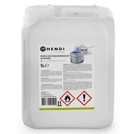 Pasta do podgrzewaczy w płynie-kanister 5l | 195505 hendi 