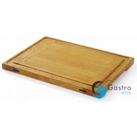Deska dębowa do serwowania, 370x270x(H)20mm, Prostokątny | 505465 hendi