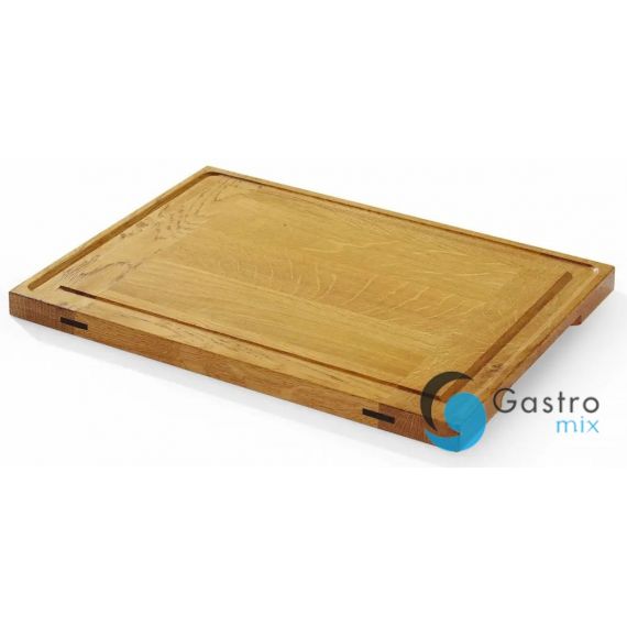 Deska dębowa do serwowania, 370x270x(H)20mm, Prostokątny | 505465 hendi 