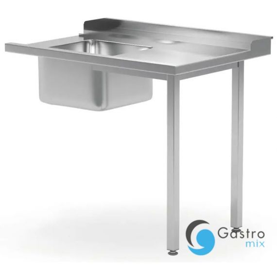 Stół załadowczy do zmywarek ze zlewem, , 1200x700x(H)850mm | 231791 hendi 