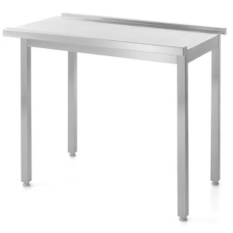 Stół wyładowczy 1100x600x(H)850mm do zmywarek, bez rantu – skręcany, Kitchen Line | 237656 hendi