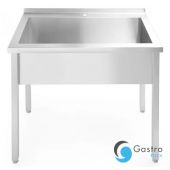 Stół z basenem 1000x600x(H)850mm 1-komorowym bez maskownicy – skręcany, głębokość 600 mm, Budget Line | 811023 hendi