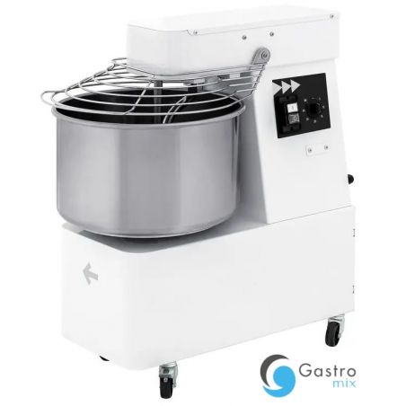 Miesiarka spiralna ze stałą dzieżą o 2 prędkościach, 22 l, Prismafood, 56 kg/h, 22L, 400V/1100W,... 