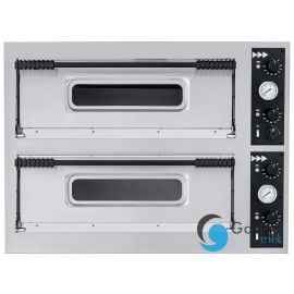 Piec do pizzy Basic XL 44, Prismafood, 2 komory, 400V/12000W | 1F010205 HENDI