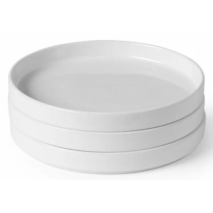 Talerz z wysokim rantem Oslo, Oslo, biały, ⌀240x(H)26mm | 768747 HENDI