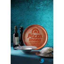 Talerz do pizzy Recipe Collection Brick Red, czerwony, ⌀310mm| 768778 HENDI