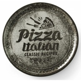 Talerz do pizzy Recipe Collection Black, czarny, ⌀310mm | 768761 hendi