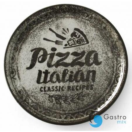 Talerz do pizzy Recipe Collection Black, czarny, ⌀310mm | 768761 hendi 
