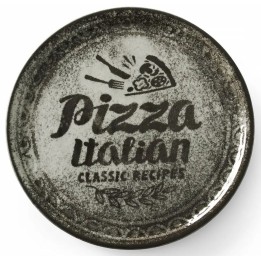 Talerz do pizzy Recipe Collection Black, czarny, ⌀330mm| 778937 hendi