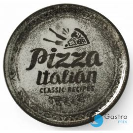 Talerz do pizzy Recipe Collection Black, czarny, ⌀330mm| 778937 hendi