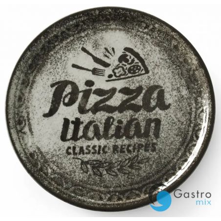 Talerz do pizzy Recipe Collection Black, czarny, ⌀330mm| 778937 hendi 