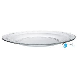 Talerz płytki PICARDIE, Duralex, transparentny, ⌀230x(H)20mm | 3023AF06C1111 hendi