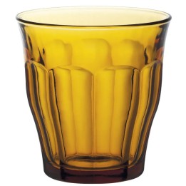 Szklanka PICARDIE AMBER, Duralex, PICARDIE MARINE, 0,25L, pomarańczowy, 6 szt., ⌀87x(H)90mm | 1027DB06D1111 hendi
