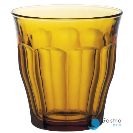 Szklanka PICARDIE AMBER, Duralex, PICARDIE MARINE, 0,25L, pomarańczowy, 6 szt., ⌀87x(H)90mm |... 