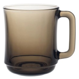 Szklanka z uchem LYS SEPIA, Duralex, 0,31L, brązowy, 6 szt., ⌀80x(H)100mm | 4018CR06C1111 hendi