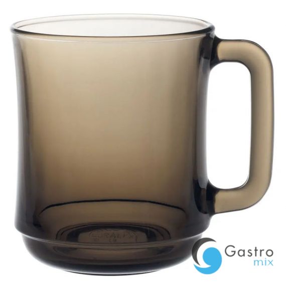 Szklanka z uchem LYS SEPIA, Duralex, 0,31L, brązowy, 6 szt., ⌀80x(H)100mm | 4018CR06C1111 hendi 