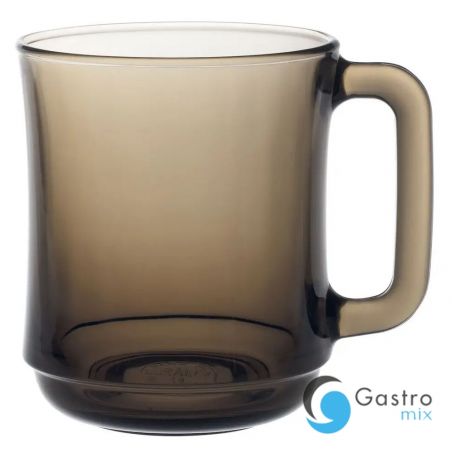 Szklanka z uchem LYS SEPIA, Duralex, 0,31L, brązowy, 6 szt., ⌀80x(H)100mm | 4018CR06C1111 hendi 