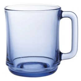 Szklanka z uchem  6 szt. LYS MARINE, Duralex, 0,31L, niebieski, ⌀80x(H)100mm 8BR06C1111 hendi