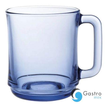Szklanka z uchem  6 szt. LYS MARINE, Duralex, 0,31L, niebieski, ⌀80x(H)100mm 8BR06C1111 hendi 