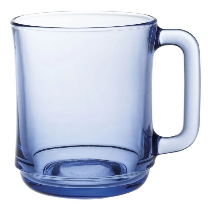 Szklanka z uchem  6 szt. LYS MARINE, Duralex, 0,31L, niebieski, ⌀80x(H)100mm 8BR06C1111 hendi
