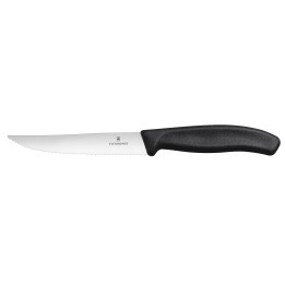 Nóż do steków i pizzy, Victorinox, czarny, 2 szt., (L)232mm | 6.7933.12B hendi
