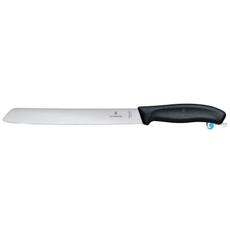Nóż do chleba, Victorinox, czarny, (L)340mm  | 6.8633.21B hendi 