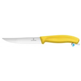 Nóż do steków i pizzy, Victorinox, żółty, (L)232mm | 6.7936.12L8 hendi