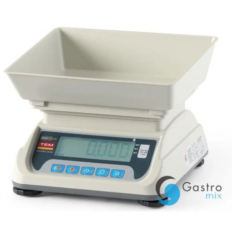 Waga kuchenna LCD z legalizacją, seria ECO+, TEM, 255x264x(H)189mm | TEKO+LCD06T-P1 hendi 