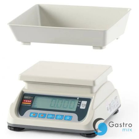 Waga kuchenna LCD z legalizacją, seria ECO+, TEM, 255x264x(H)189mm | TEKO+LCD06T-P1 hendi 