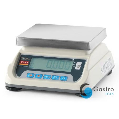Waga kuchenna LCD z legalizacją, seria ECO+, TEM, 255x264x(H)189mm | TEKO+LCD06T-P1 hendi 