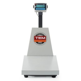 Waga platformowa LCD z wysięgnikiem i z legalizacją, seria EKO+, 300 kg, TEM, 500x700x(H)940mm | BEK+C050X060300 hendi