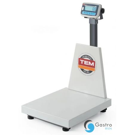 Waga platformowa LCD z wysięgnikiem i z legalizacją, seria EKO+, 300 kg, TEM, 500x700x(H)940mm |... 