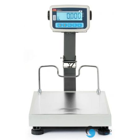 Waga platformowa LCD ze składanym wysięgnikiem i z legalizacją, seria EKO, 60 kg, TEM |... 