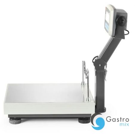 Waga platformowa LCD ze składanym wysięgnikiem i z legalizacją, seria EKO, 60 kg, TEM |... 