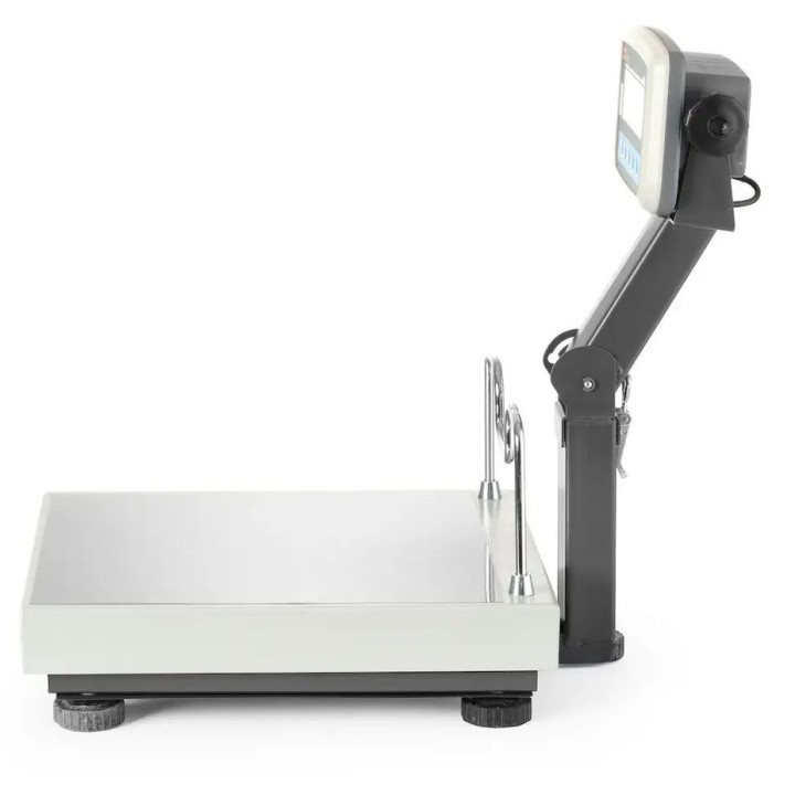 Waga platformowa LCD ze składanym wysięgnikiem i z legalizacją, seria EKO, 60 kg, TEM | BEK+C035X040060-KB hendi